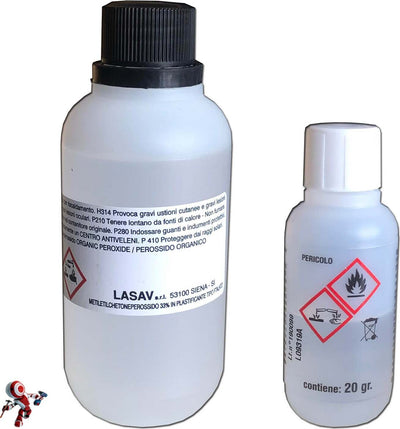 Catalizzatore-per-vetroresina-liquido-Catalizzatore-liquido-MEK-per-resina-flaconi-da-20-e-110-grammi