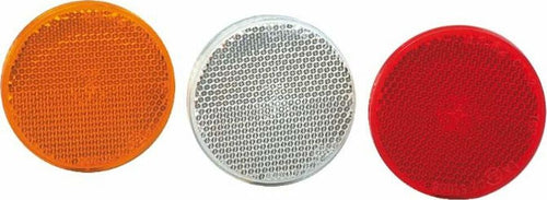 Catarifrangente con vite M5 rosso Ø 60mm