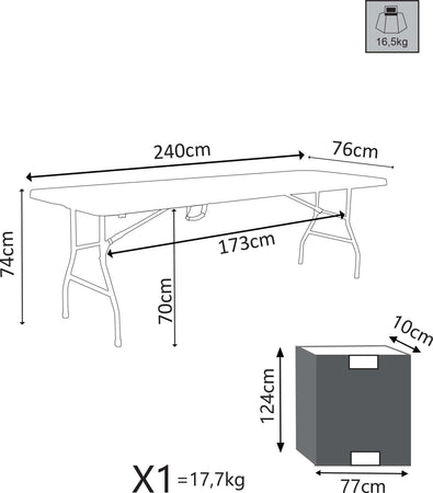 CATE---tavolo-catering-in-metallo-e-abs-240x76-Bianco-Milani-Home
