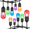 Catena 10pz Lampade E27 Led Colorate Blu Rossa Gialla Verde Viola Per Catenaria Illuminazione/Illuminazione per esterni/Catene luminose Trade Shop italia - Napoli, Commerciovirtuoso.it
