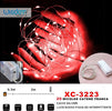 Catena 20 Microled A Batteria Cavo Silver Luce Rossa Fissa+intermittente Xc-3223 Illuminazione/Illuminazione per esterni/Catene luminose Trade Shop italia - Napoli, Commerciovirtuoso.it