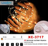Catena-30-Microled-A-Batteria-Cavo-Silver-Luce-Calda-Fissa+intermittente-Xc-3717