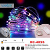 Catena 50 Microled A Batteria Luce Multicolore Fissa + Intermittente Xc-4096 Illuminazione/Illuminazione per esterni/Catene luminose Trade Shop italia - Napoli, Commerciovirtuoso.it