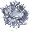Catena-bianca-luminosa-prolungabile-blu-10MT-100-led-con-10-FLASH-ghiaccio-luci-di-Natale-da-esterno-LUCE-FREDDA-CALDA-BLU