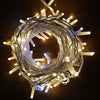 Catena-bianca-luminosa-prolungabile-blu-10MT-100-led-con-10-FLASH-ghiaccio-luci-di-Natale-da-esterno-LUCE-FREDDA-CALDA-BLU