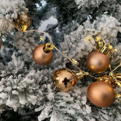 Catena di 40 palline in PVC con 80 microled per Albero di Natale, decorazione tinta unita Casa e cucina/Decorazioni per interni/Addobbi e decorazioni per ricorrenze/Decorazioni natalizie/Luci natalizie/Catene luminose per interni MagiediNatale.it - Altamura, Commerciovirtuoso.it