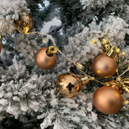 Catena di 40 palline in PVC con 80 microled per Albero di Natale, decorazione tinta unita Casa e cucina/Decorazioni per interni/Addobbi e decorazioni per ricorrenze/Decorazioni natalizie/Luci natalizie/Catene luminose per interni MagiediNatale.it - Altamura, Commerciovirtuoso.it