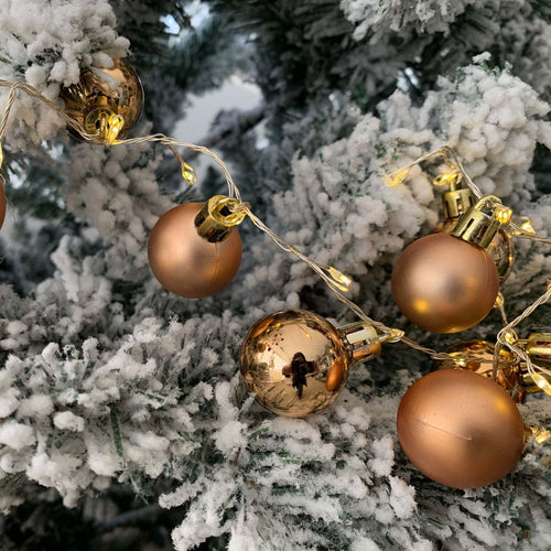 Catena di 40 palline in PVC con 80 microled per Albero di Natale, decorazione tinta unita Casa e cucina/Decorazioni per interni/Addobbi e decorazioni per ricorrenze/Decorazioni natalizie/Luci natalizie/Catene luminose per interni MagiediNatale.it - Altamura, Commerciovirtuoso.it