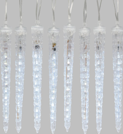 Catena ghiaccioli per mensole o soffitto con 80 luci led bianche per decorazioni Casa e cucina/Decorazioni per interni/Addobbi e decorazioni per ricorrenze/Decorazioni natalizie/Oggettistica MagiediNatale.it - Altamura, Commerciovirtuoso.it