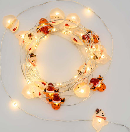 Catena lineare con decorazione Babbo, Renna e Pupazzo con microled per interno ed esterno Ø1,5 mm Casa e cucina/Decorazioni per interni/Addobbi e decorazioni per ricorrenze/Decorazioni natalizie/Luci natalizie/Catene luminose per interni MagiediNatale.it - Altamura, Commerciovirtuoso.it