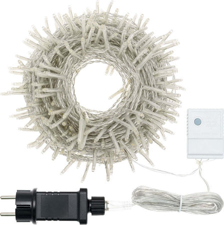Catena lineare natalizia MiniLED da Ø 3 mm con 8 giochi di luce Casa e cucina/Decorazioni per interni/Addobbi e decorazioni per ricorrenze/Decorazioni natalizie/Luci natalizie/Catene luminose per interni MagiediNatale.it - Altamura, Commerciovirtuoso.it