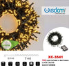 Catena-Luminosa-100-Led-Lucciole-Con-Batteria-Cavo-Verde-Luce-Calda-Ip44-Xc-3541