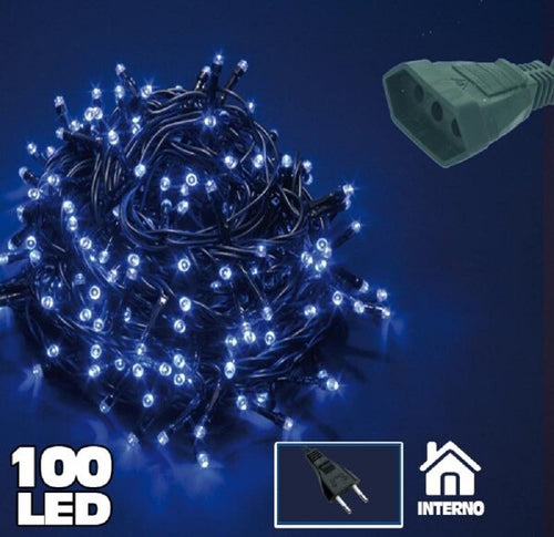 Catena-Luminosa-100-Luci-Led-Lucciole-Blu-Prolungabile-Uso-Interno-5-Metri