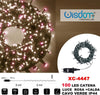 Catena Luminosa 100 Luci Led Lucciole Luce Rosa + Calda Cavo Verde Ip44 Xc-4447 Illuminazione/Illuminazione per esterni/Catene luminose Trade Shop italia - Napoli, Commerciovirtuoso.it