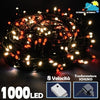 Catena-Luminosa-1000-Luci-Led-Albero-Di-Natale-Lucciole-Bianco-Caldo-Rosso-Esterno