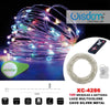 Catena Luminosa 100microled A Batteria Cavo Silver Metal Luce Multicolore Xc-4286 Illuminazione/Illuminazione per esterni/Catene luminose Trade Shop italia - Napoli, Commerciovirtuoso.it