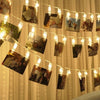 Catena-Luminosa-16-Led-Con-Mollette-Ghirlanda-Stringa-Clip-Per-Appendere-Le-Foto