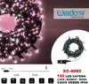 Catena Luminosa 180 Luci Led Lucciole Luce Bianca + Rosa Cavo Verde Ip44 Xc-4092 Illuminazione/Illuminazione per esterni/Catene luminose Trade Shop italia - Napoli, Commerciovirtuoso.it