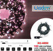 Catena Luminosa 180 Luci Led Lucciole Luce Bianca + Rosa Cavo Verde Ip44 Xc-4092 Illuminazione/Illuminazione per esterni/Catene luminose Trade Shop italia - Napoli, Commerciovirtuoso.it