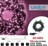 Catena-Luminosa-180-Luci-Led-Lucciole-Luce-Rosa-Cavo-Verde-Ip44-Xc-4002