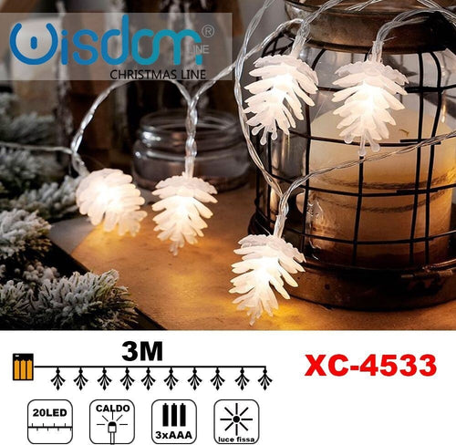 Catena Luminosa 20 Led A Batteria Luce Calda Fissa Decorazioni Natalizie Xc-4533 Casa e cucina/Decorazioni per interni/Addobbi e decorazioni per ricorrenze/Decorazioni natalizie/Luci natalizie/Catene luminose per esterni Trade Shop italia - Napoli, Commerciovirtuoso.it