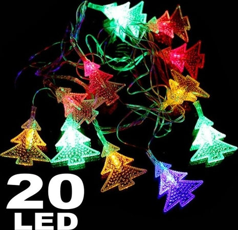 Catena-Luminosa-20-Led-Luci-Multicolor-Albero-A-Batteria-Lampadine-Lucciole