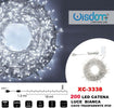 Catena Luminosa 200 Luci Led Lucciole Luce Bianca Cavo Trasparente Ip20 Xc-3338 Illuminazione/Illuminazione per esterni/Catene luminose Trade Shop italia - Napoli, Commerciovirtuoso.it
