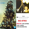 Catena-Luminosa-200led-20x10-Luci-Con-Ciuffi-Luce-Calda-Cavo-Silver-Ip44-Xc-4793