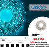 Catena Luminosa 300 Luci Led Lucciole Luce Acquamarina Cavo Trasparente Xc-3155 Illuminazione/Illuminazione per esterni/Catene luminose Trade Shop italia - Napoli, Commerciovirtuoso.it