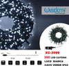 Catena-Luminosa-300-Luci-Led-Lucciole-Luce-Bianca-Cavo-Verde-Ip44-Xc-3099