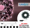 Catena-Luminosa-300-Luci-Led-Lucciole-Luce-Bianca-+-Rosa-Cavo-Verde-Ip44-Xc-4091