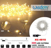 Catena Luminosa 300 Luci Led Lucciole Luce Calda Cavo Trasparente Ip44 Xc-4810 Illuminazione/Illuminazione per esterni/Catene luminose Trade Shop italia - Napoli, Commerciovirtuoso.it