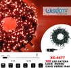 Catena Luminosa 300 Luci Led Lucciole Luce Rosso Cavo Verde Ip44 Xc-4477 Illuminazione/Illuminazione per esterni/Catene luminose Trade Shop italia - Napoli, Commerciovirtuoso.it