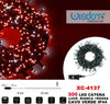 Catena-Luminosa-300luci-Led-Lucciole-Luce-Bianca-+-Rossa-Cavo-Verde-Ip44-Xc-4137