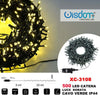 Catena Luminosa 500 Luci Led Lucciole Luce Dorata Cavo Verde Ip44 Xc-3108 Illuminazione/Illuminazione per esterni/Catene luminose Trade Shop italia - Napoli, Commerciovirtuoso.it