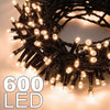 Catena-Luminosa-600-Luci-Led-Lucciole-Colore-Caldo-Con-Controller-Uso-Interno