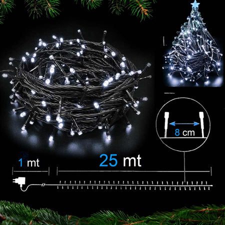 Catena Luminosa 600 Luci Led Lucciole Multicolore Rgb Con Controller Uso Interno Casa e cucina/Decorazioni per interni/Addobbi e decorazioni per ricorrenze/Decorazioni natalizie/Luci natalizie/Catene luminose per interni Trade Shop italia - Napoli, Commerciovirtuoso.it