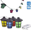 CATENA LUMINOSA A BATTERIE 10 LAMPIONCINI A LED PER USO INTERNO ED ESTERNO PARTY Illuminazione/Illuminazione per esterni/Catene luminose Trade Shop italia - Napoli, Commerciovirtuoso.it