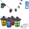 CATENA LUMINOSA A BATTERIE 10 LAMPIONCINI A LED PER USO INTERNO ED ESTERNO PARTY Illuminazione/Illuminazione per esterni/Catene luminose Trade Shop italia - Napoli, Commerciovirtuoso.it