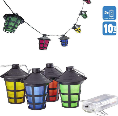 CATENA LUMINOSA A BATTERIE 10 LAMPIONCINI A LED PER USO INTERNO ED ESTERNO PARTY Illuminazione/Illuminazione per esterni/Catene luminose Trade Shop italia - Napoli, Commerciovirtuoso.it