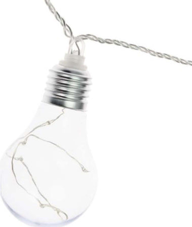 Catena luminosa con 10 lampade microled in filo metallico decorazioni natalizie da esterno Casa e cucina/Decorazioni per interni/Addobbi e decorazioni per ricorrenze/Decorazioni natalizie/Luci natalizie/Catene luminose per interni MagiediNatale.it - Altamura, Commerciovirtuoso.it