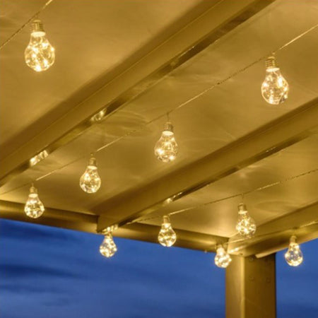 Catena luminosa con 10 lampade microled in filo metallico decorazioni natalizie da esterno Casa e cucina/Decorazioni per interni/Addobbi e decorazioni per ricorrenze/Decorazioni natalizie/Luci natalizie/Catene luminose per interni MagiediNatale.it - Altamura, Commerciovirtuoso.it