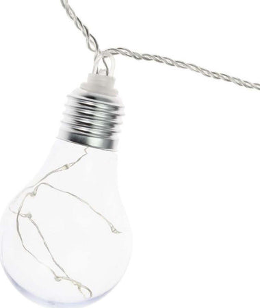 Catena luminosa con 10 lampade microled in filo metallico decorazioni natalizie da esterno Casa e cucina/Decorazioni per interni/Addobbi e decorazioni per ricorrenze/Decorazioni natalizie/Luci natalizie/Catene luminose per interni MagiediNatale.it - Altamura, Commerciovirtuoso.it