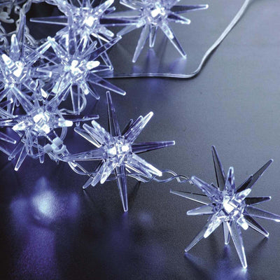 Catena luminosa con 20 stelle trasparenti luce fredda per uso interno 3,5 mt Casa e cucina/Decorazioni per interni/Addobbi e decorazioni per ricorrenze/Decorazioni natalizie/Luci natalizie/Catene luminose per interni MagiediNatale.it - Altamura, Commerciovirtuoso.it