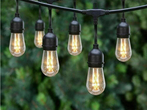 Catena Luminosa Da Esterno Modulare 10 Lampadine E27 Cavo 10 Metri Ip65 Nero Articoli da Giardino > Illuminazione da esterno > Lampade per esterno Trade Shop italia - Napoli, Commerciovirtuoso.it