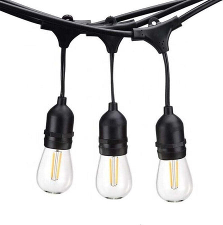 Catena Luminosa Da Esterno Modulare 10 Lampadine E27 Cavo 10 Metri Ip65 Nero Articoli da Giardino > Illuminazione da esterno > Lampade per esterno Trade Shop italia - Napoli, Commerciovirtuoso.it