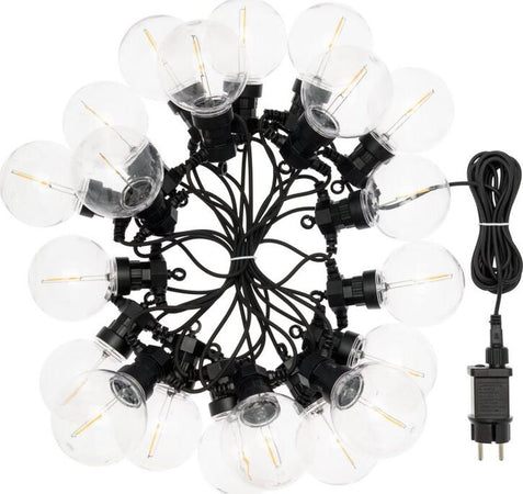 Catena Luminosa Party Con 20 Lampade A Led Decorazione Per Veranda E Giardino Illuminazione/Illuminazione per esterni/Catene luminose Decor Space - Altamura, Commerciovirtuoso.it
