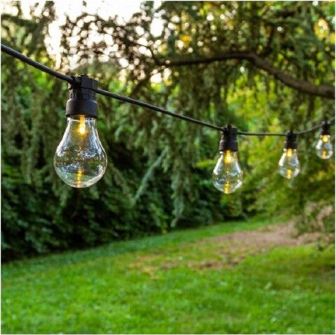 Catena Luminosa Per Esterno Ip44 Cordoniera Portalampada 10xe27 11 Metri St-lv Illuminazione/Illuminazione per esterni/Catene luminose Trade Shop italia - Napoli, Commerciovirtuoso.it