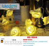 Catena Luminosa Rose 10 Led A Batteria Luce Calda Fissa + Intermittente Xc-3024 Illuminazione/Illuminazione per esterni/Catene luminose Trade Shop italia - Napoli, Commerciovirtuoso.it