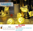 Catena Luminosa Rose 10 Led A Batteria Luce Calda Fissa + Intermittente Xc-3024 Illuminazione/Illuminazione per esterni/Catene luminose Trade Shop italia - Napoli, Commerciovirtuoso.it